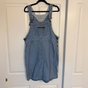 Vintage Eddie Bauer Denim Overall Dress